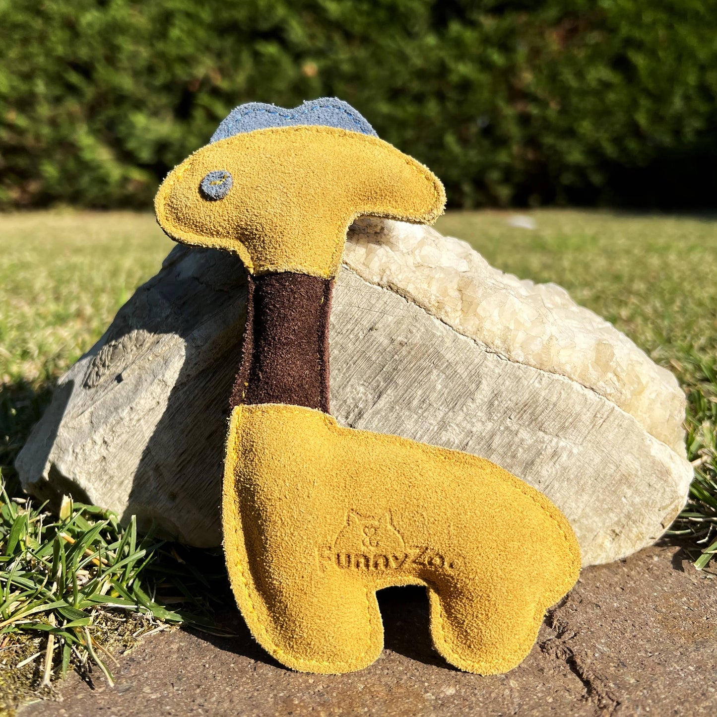 Gioco naturale per cani GIRAFFA IN CAMOSCIO