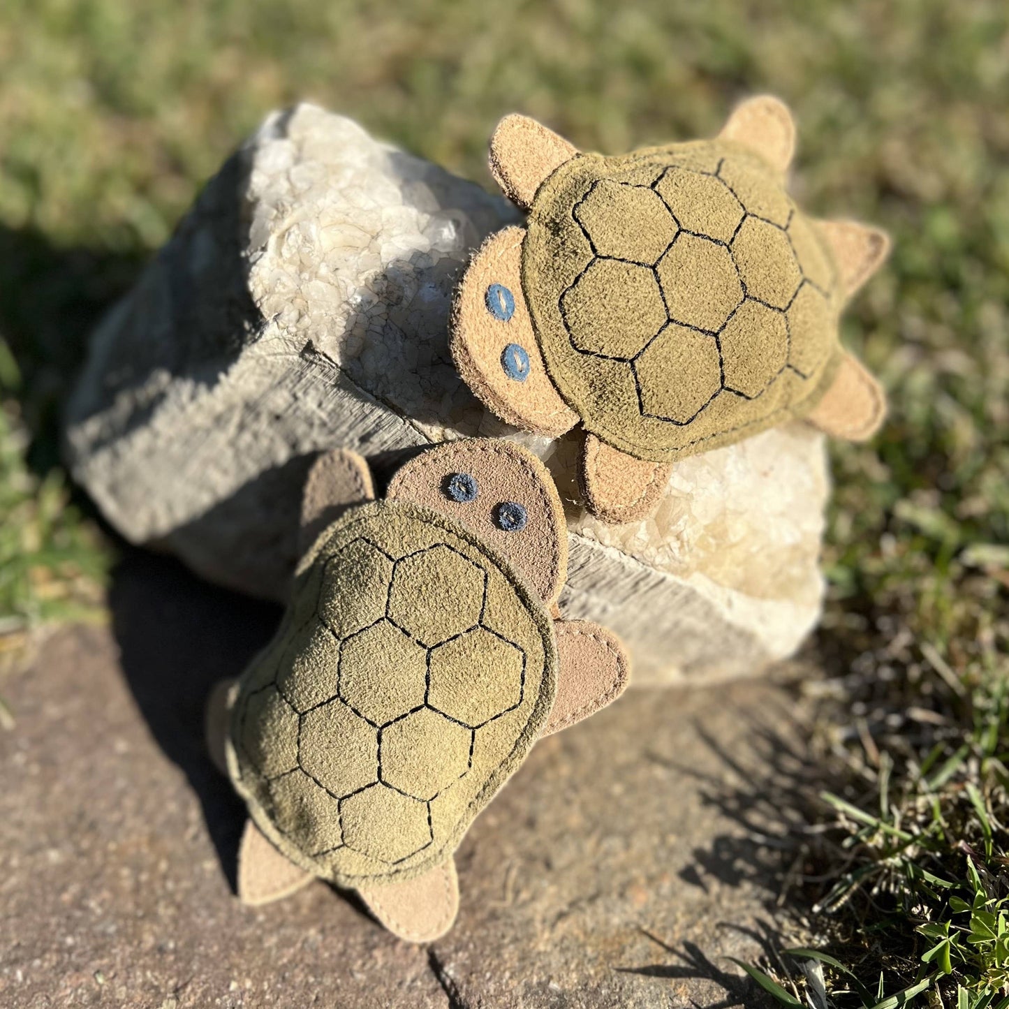 Gioco naturale per cani TARTARUGA IN CAMOSCIO