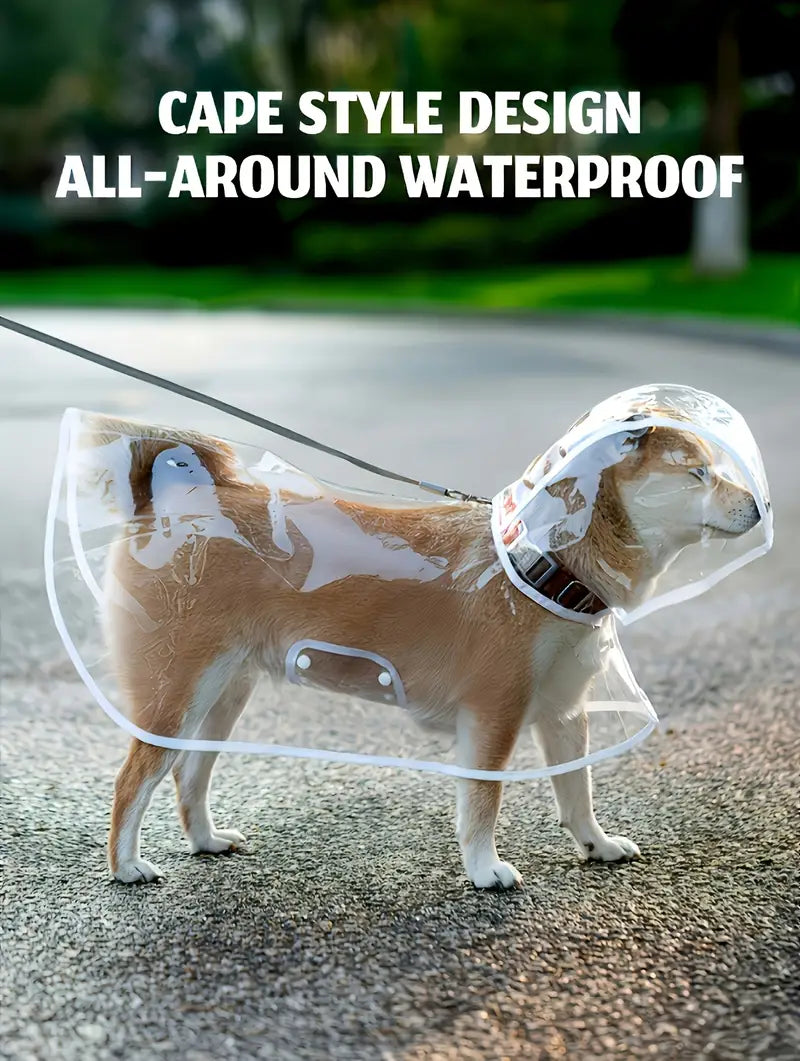 IMPERMEABILE TRASPARENTE CANI