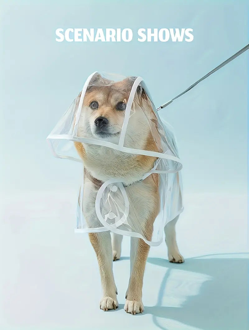 IMPERMEABILE TRASPARENTE CANI