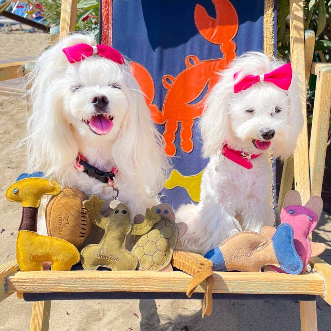 Gioco naturale per cani PESCIOLINO IN CAMOSCIO