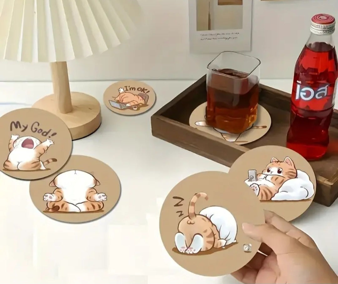 SOTTOBICCHIERI gatti STILE1