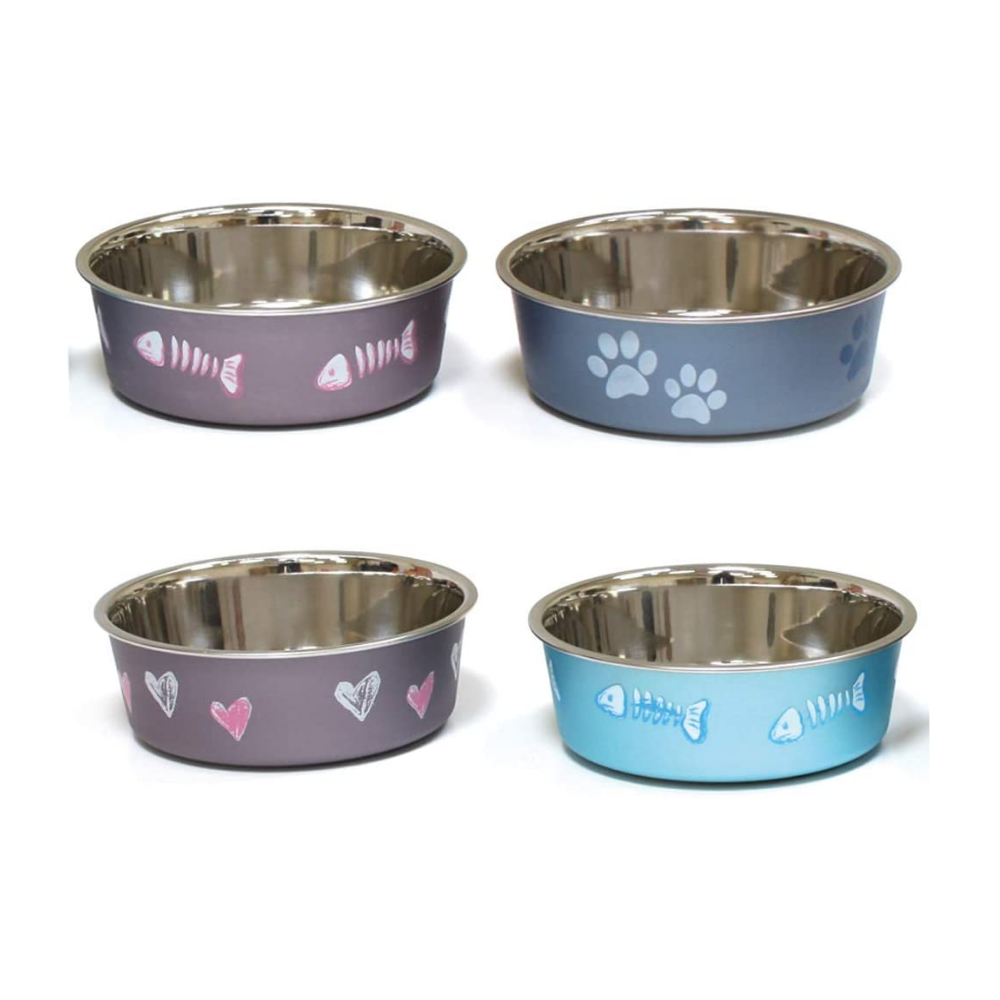 Ciotola in Acciaio per cani - Roxy Satin - Croci