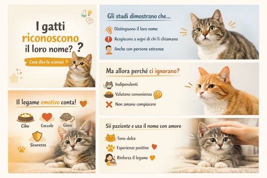 I GATTI RICONOSCONO IL PROPRIO NOME?