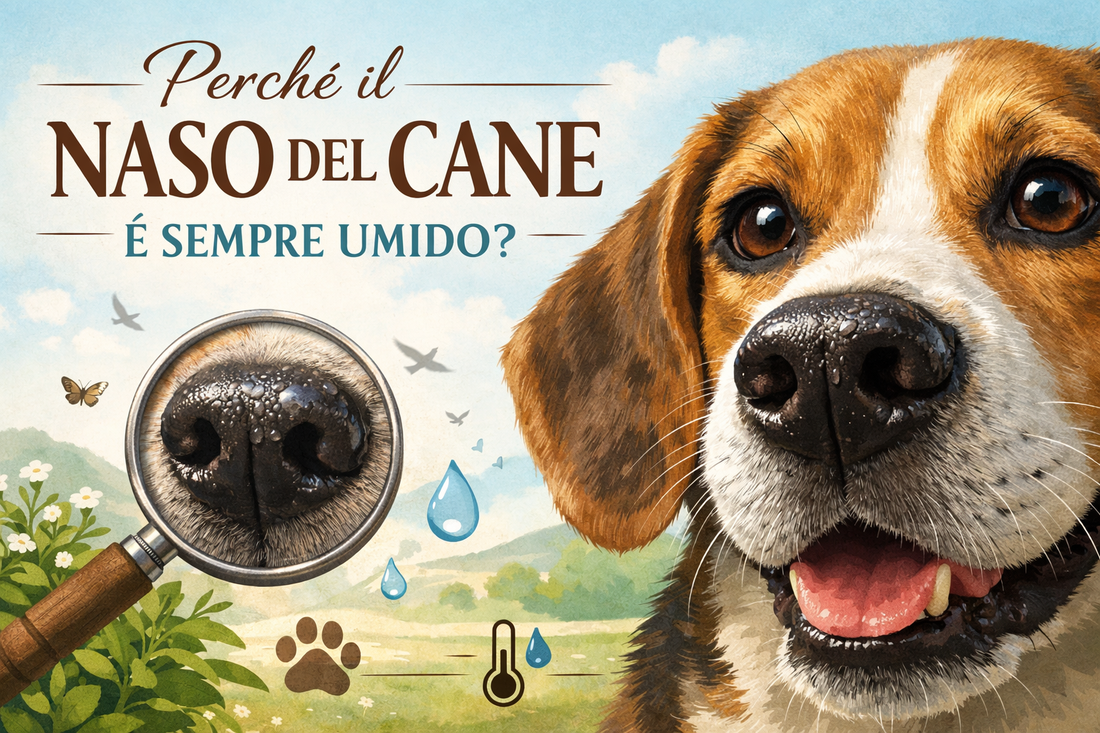 Perché il naso del cane è sempre umido?