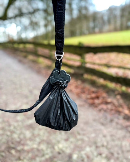 Sacchetto porta cacca per cani Paw grigio chiaro