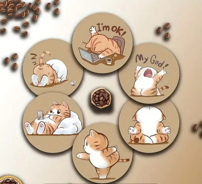 SOTTOBICCHIERI gatti STILE1