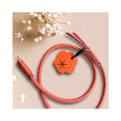 Porta sacchetti per la cacca del cane Paw Orange